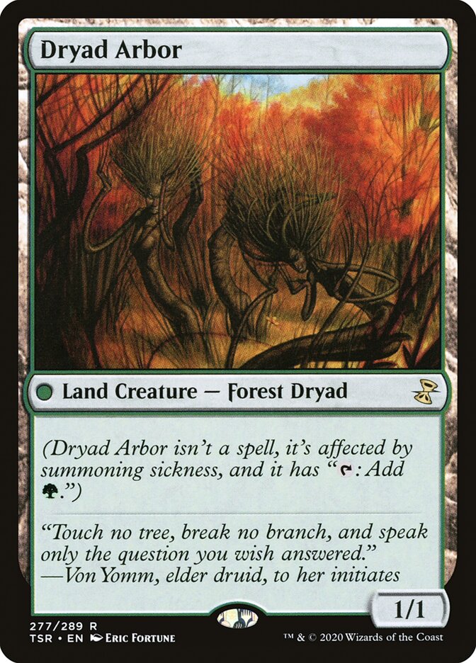 Dryad Arbor - [Foil] Time Spiral Remastered (TSR)