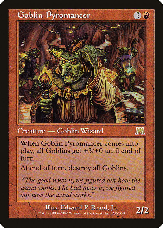 Goblin Pyromancer - [Foil, Retro Frame] Onslaught (ONS)