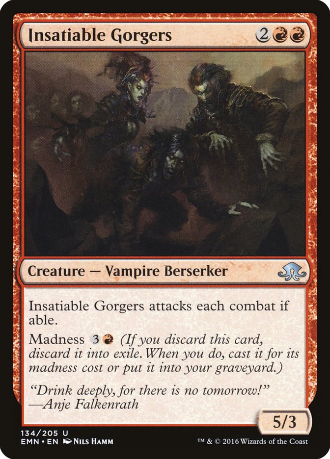 mtg madness cards Insatiable Gorgers