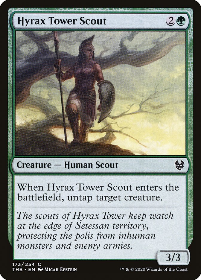Hyrax Tower Scout - [Foil] Theros Beyond Death (THB)