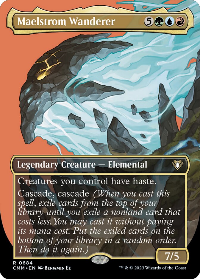 Maelstrom Wanderer - [Foil, Borderless] Commander Masters (CMM)