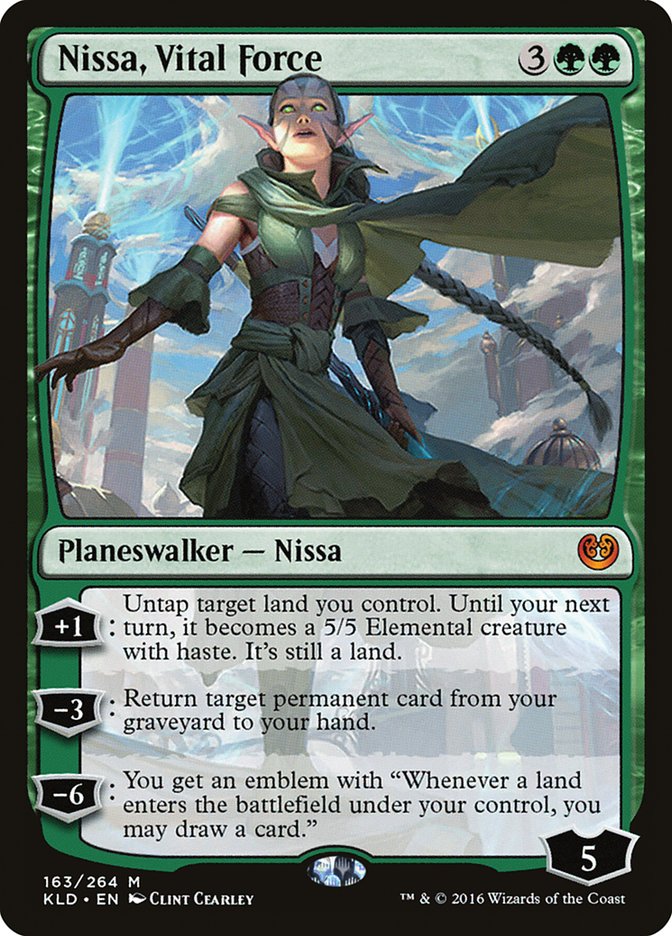 Nissa, Vital Force - [Foil] Kaladesh (KLD)