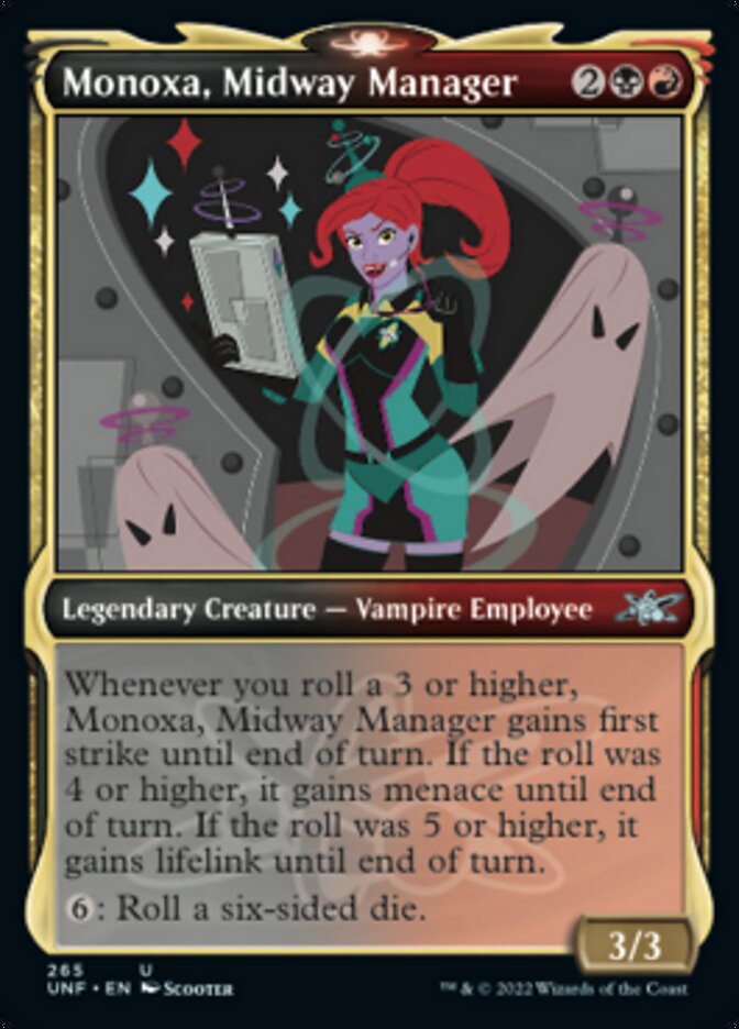 Monoxa, Midway Manager - [Foil, Showcase] Unfinity (UNF)