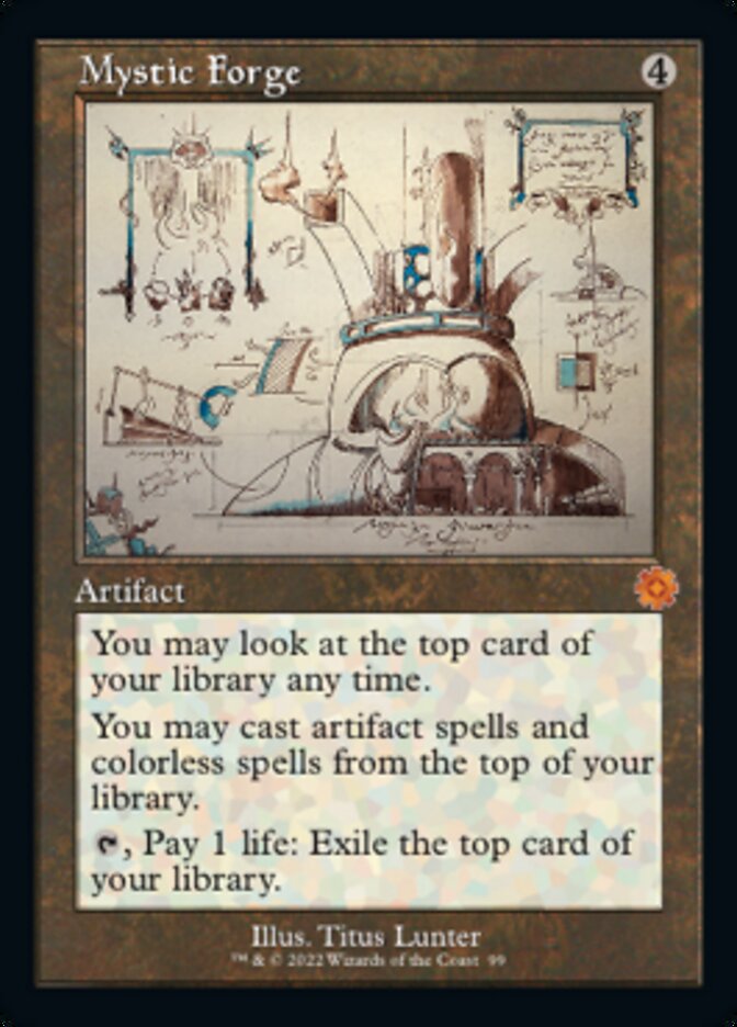 Mystic Forge - [Foil, Schematic] The Brothers' War Retro Artifacts (BRR)