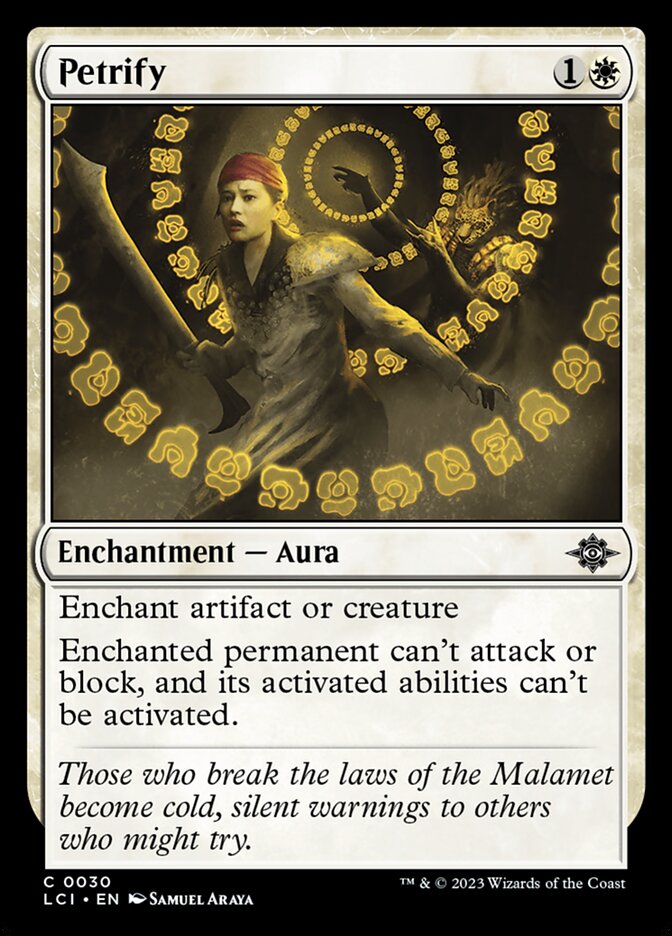 Petrify - [Foil] The Lost Caverns of Ixalan (LCI)