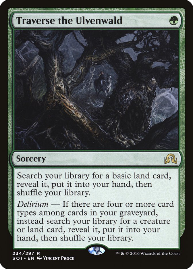 Traverse the Ulvenwald - [Foil] Shadows over Innistrad (SOI)