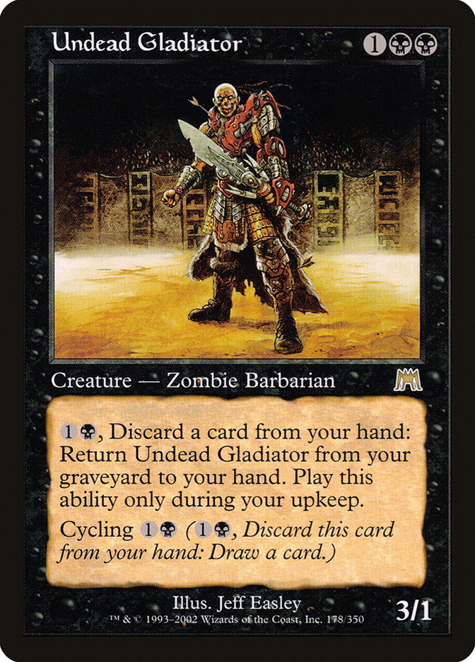 Undead Gladiator - [Retro Frame] Onslaught (ONS)