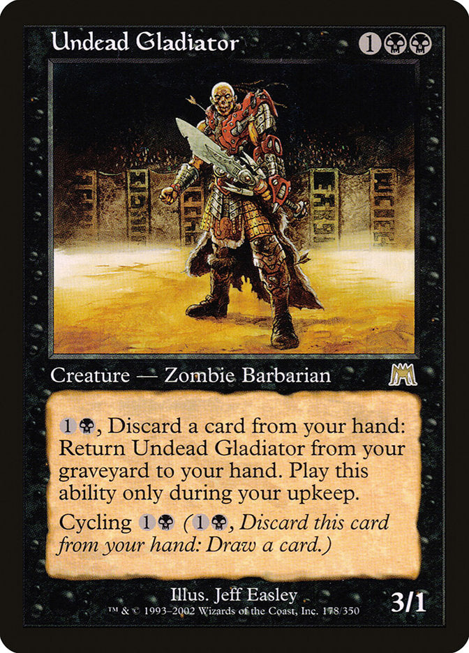 Undead Gladiator - [Foil, Retro Frame] Onslaught (ONS)