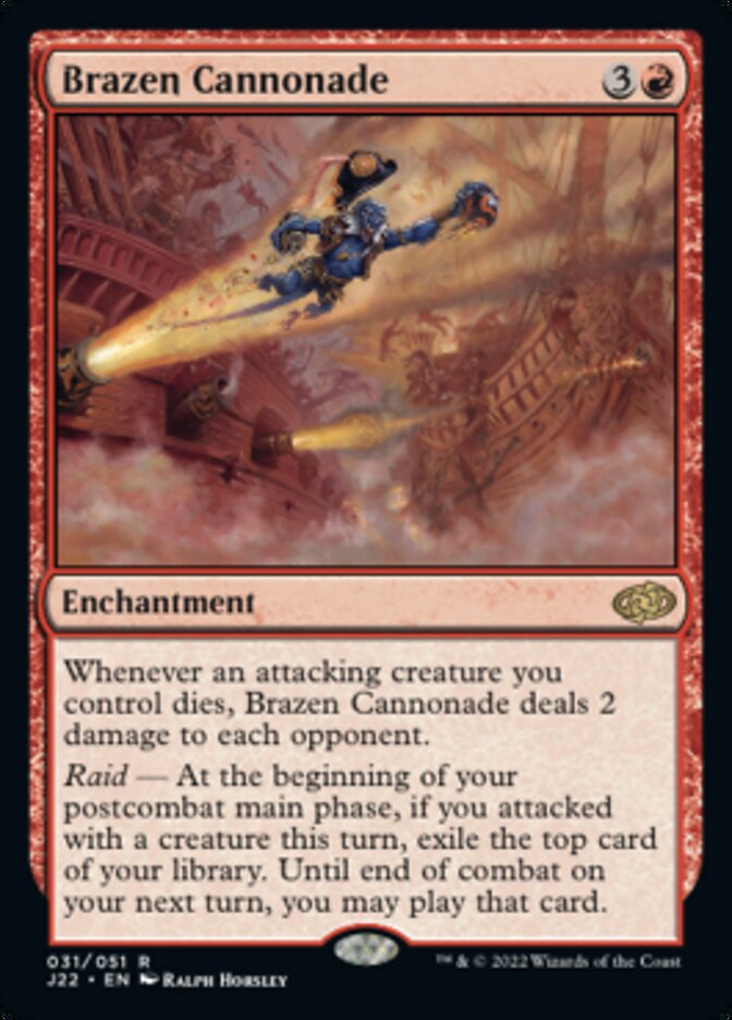 Brazen Cannonade - Jumpstart 2022 (J22)