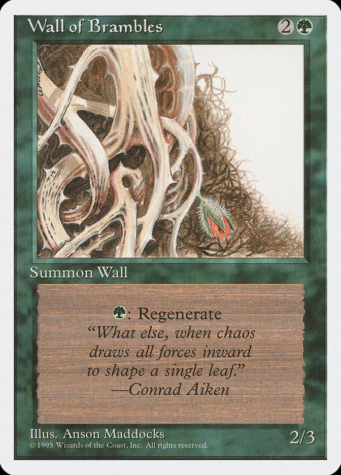 Wall of Brambles - Fourth Edition (4ED)