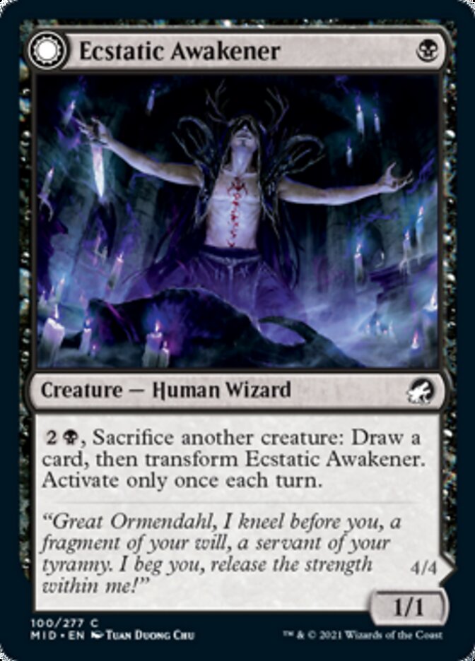 Ecstatic Awakener // Awoken Demon - Innistrad: Midnight Hunt (MID)