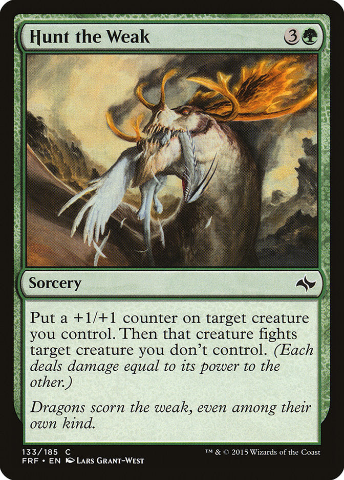 Hunt the Weak - [Foil] Fate Reforged (FRF)