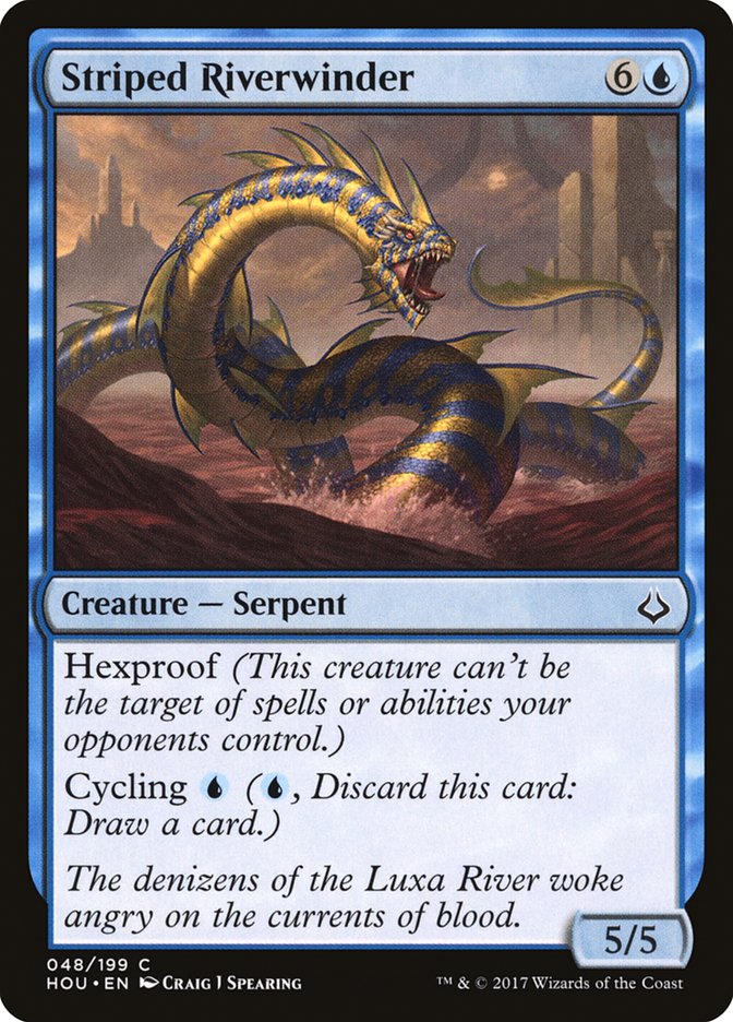Striped Riverwinder - [Foil] Hour of Devastation (HOU)