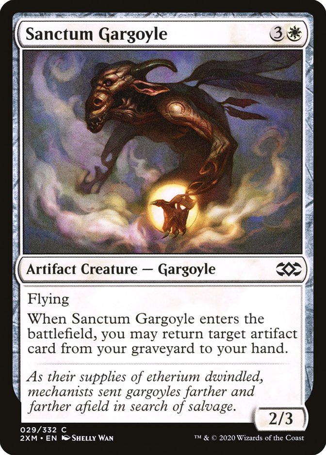 Sanctum Gargoyle - [Foil] Double Masters (2XM)