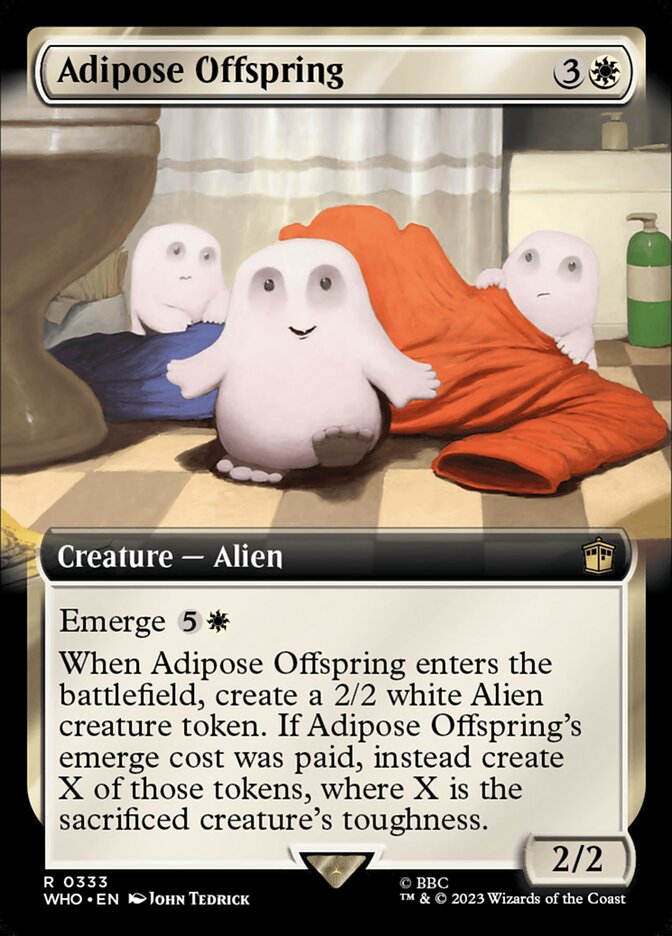 Adipose Offspring - [Foil, Extended Art] Doctor Who (WHO)