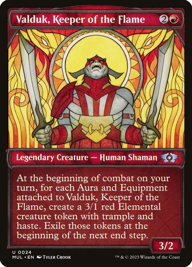 Valduk, Keeper of the Flame - [Foil, Showcase] Multiverse Legends (MUL)