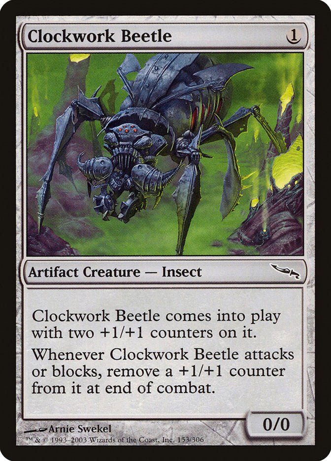 Clockwork Beetle - [Foil] Mirrodin (MRD)