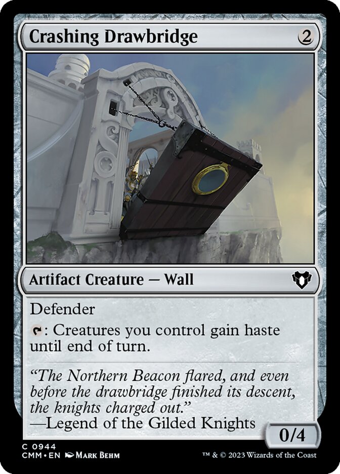 Crashing Drawbridge - [Foil] Commander Masters (CMM)