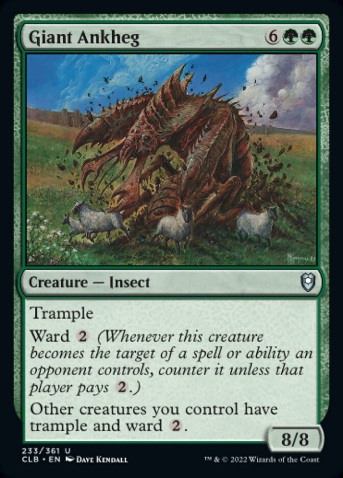 Giant Ankheg - [Foil] Commander Legends: Battle for Baldur's Gate (CLB)