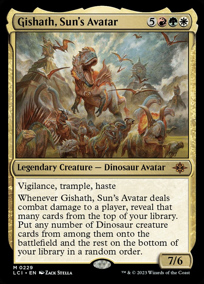 Gishath, Sun's Avatar - The Lost Caverns of Ixalan (LCI)