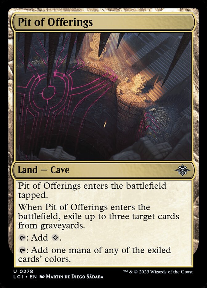 Pit of Offerings - [Foil] The Lost Caverns of Ixalan (LCI)