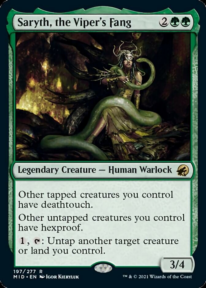 Saryth, the Viper's Fang - [Foil] Innistrad: Midnight Hunt (MID)