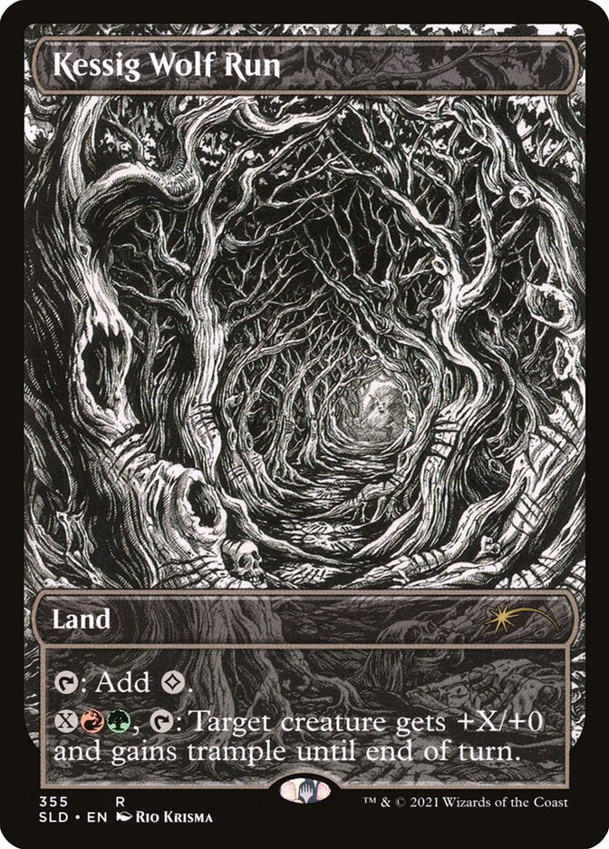 Kessig Wolf Run (355) - [Foil, Full Art] Secret Lair Drop (SLD)