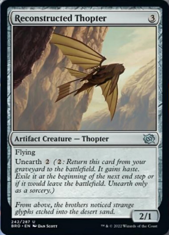 Reconstructed Thopter - The Brothers' War (BRO)
