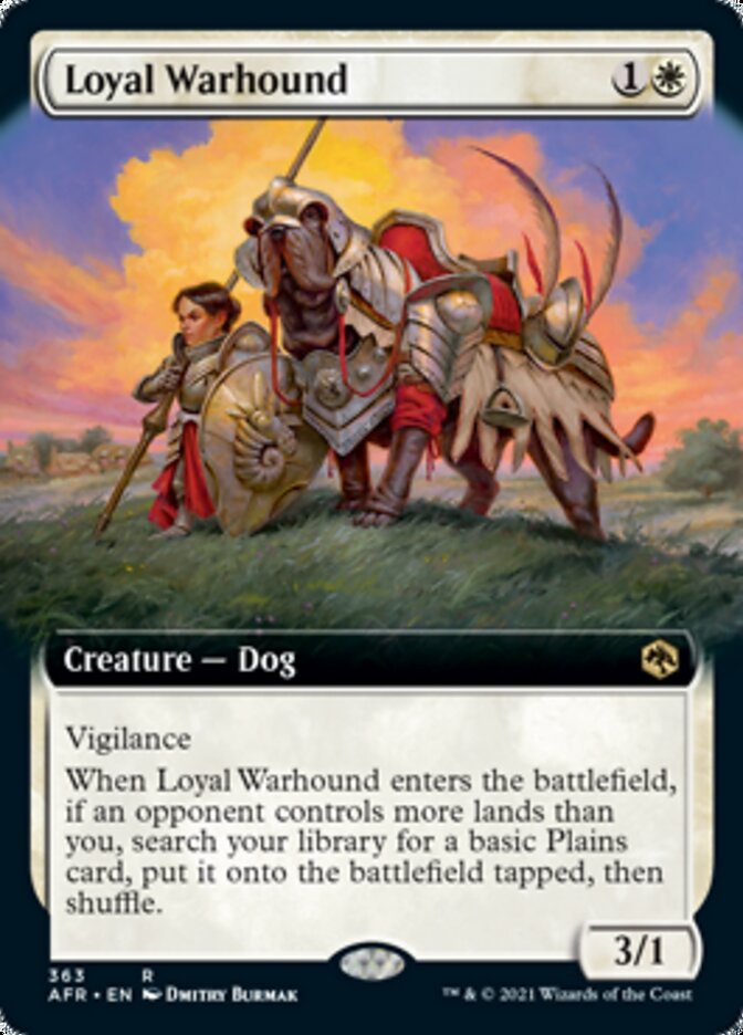 Loyal Warhound - [Extended Art] Adventures in the Forgotten Realms (AFR)