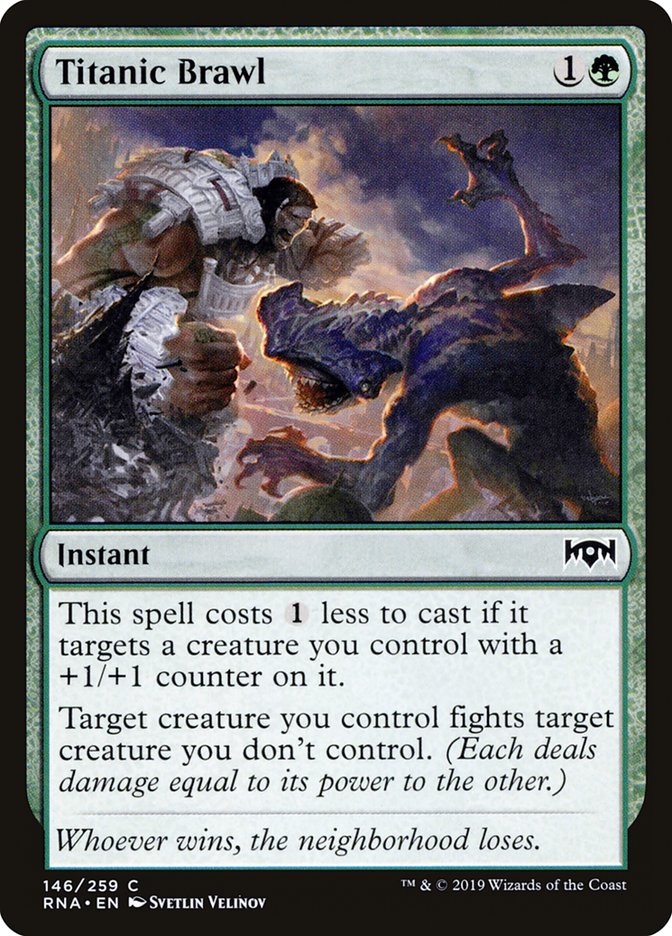 Titanic Brawl - [Foil] Ravnica Allegiance (RNA)