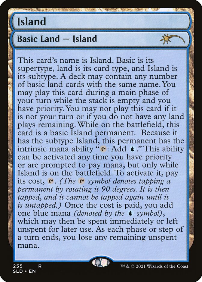 Island (255) - [Foil] Secret Lair Drop (SLD)