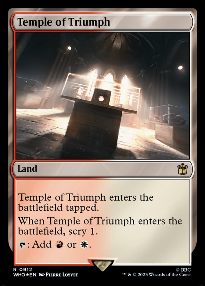 Temple of Triumph - [Surge Foil] Doctor Who (WHO)