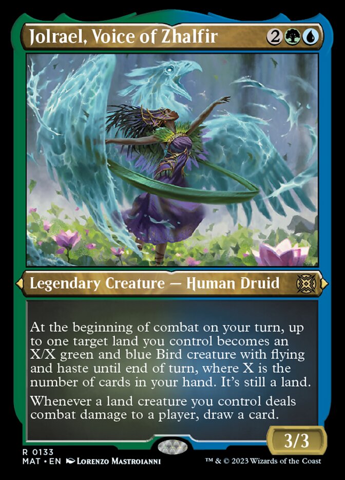 Jolrael, Voice of Zhalfir - [Etched Foil] March of the Machine: The Aftermath (MAT)