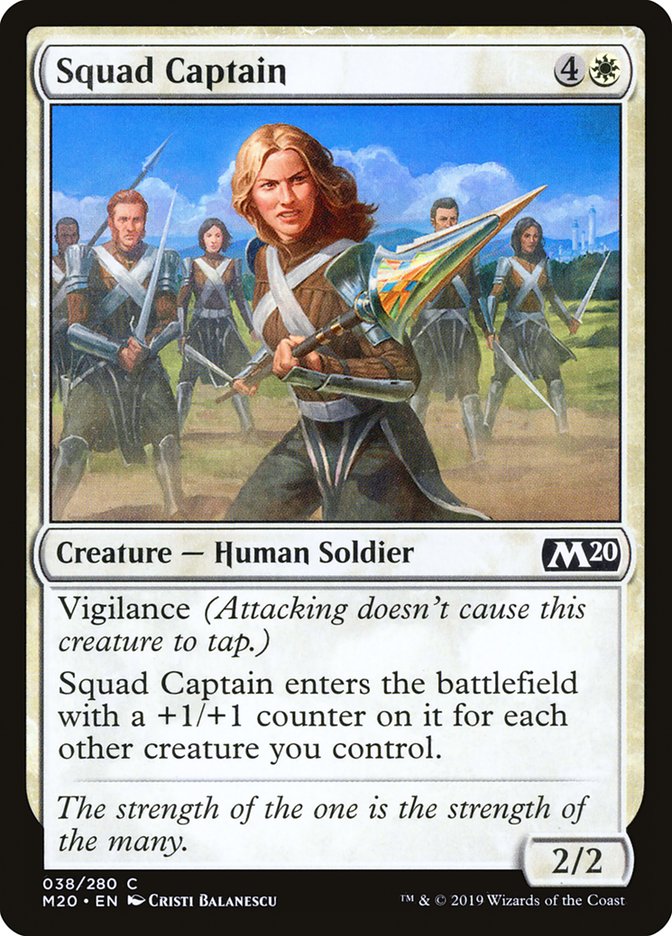 Squad Captain - [Foil] Core Set 2020 (M20)
