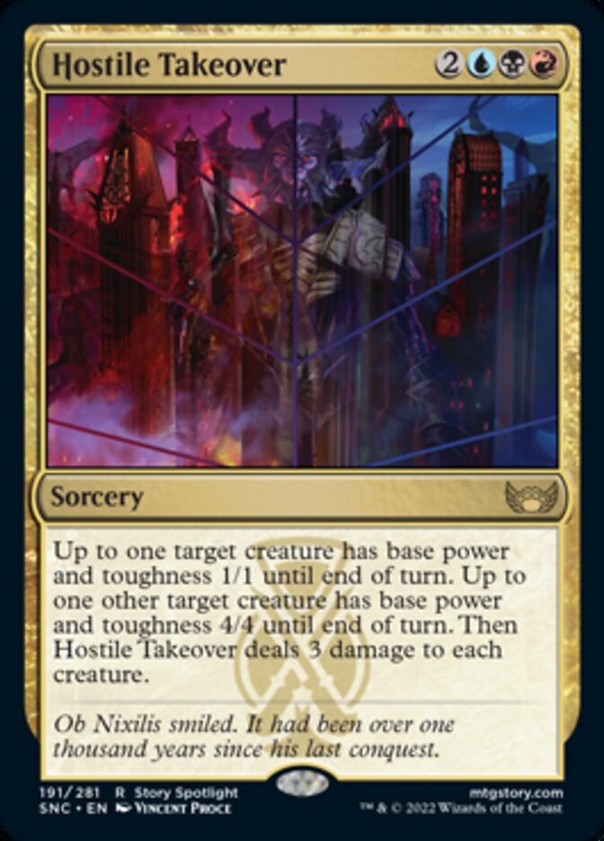 Hostile Takeover - [Foil] Streets of New Capenna (SNC)
