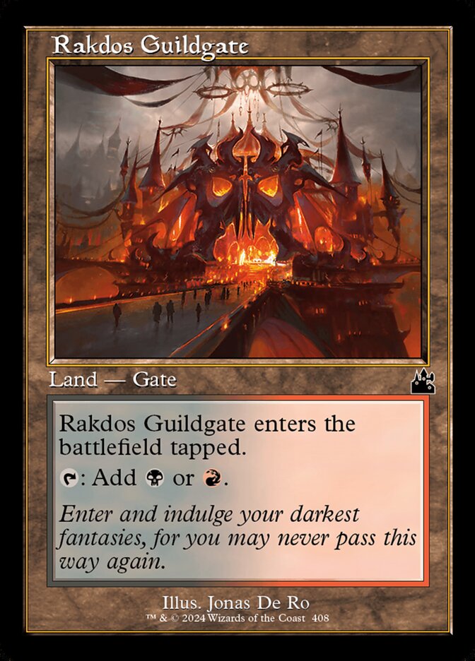 Rakdos Guildgate - [Foil, Retro Frame] Ravnica Remastered (RVR)