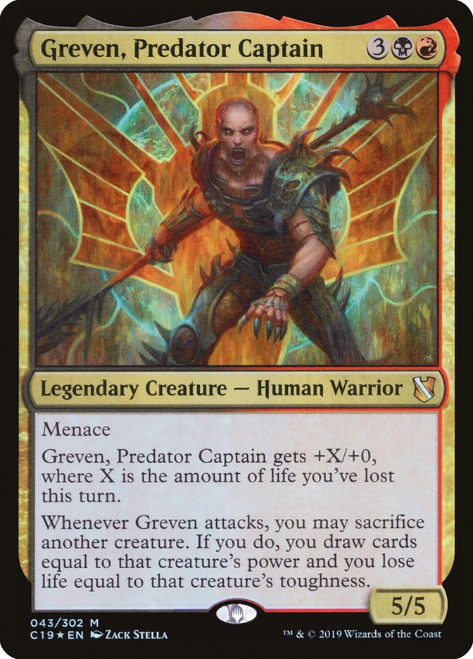 Greven, Predator Captain - Commander 2019 (C19)