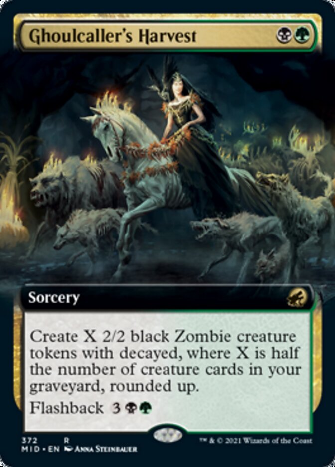 Ghoulcaller's Harvest - [Extended Art] Innistrad: Midnight Hunt (MID)