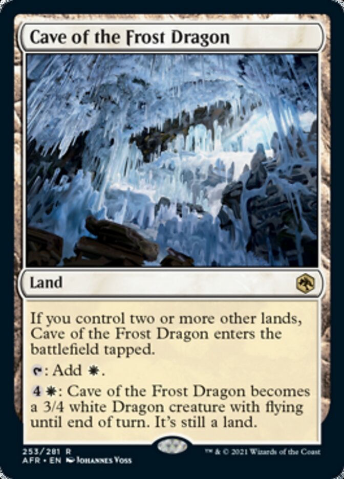 Cave of the Frost Dragon - [Foil] Adventures in the Forgotten Realms (AFR)