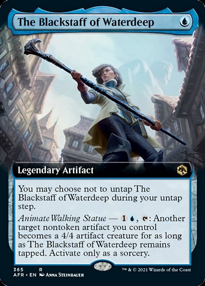 The Blackstaff of Waterdeep - [Foil, Extended Art] Adventures in the Forgotten Realms (AFR)
