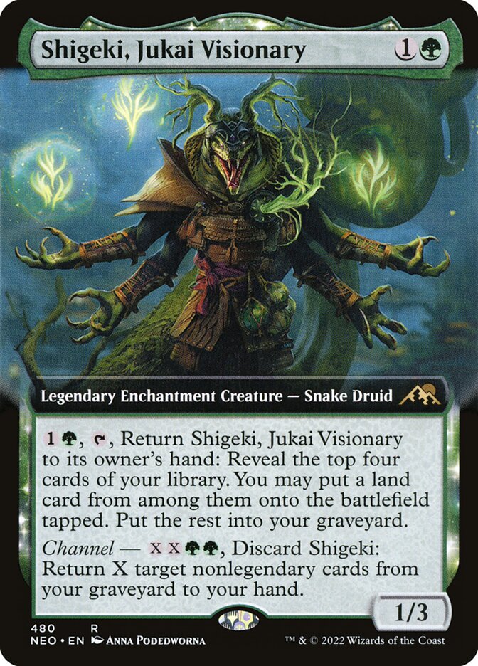 Shigeki, Jukai Visionary - [Foil, Extended Art] Kamigawa: Neon Dynasty (NEO)