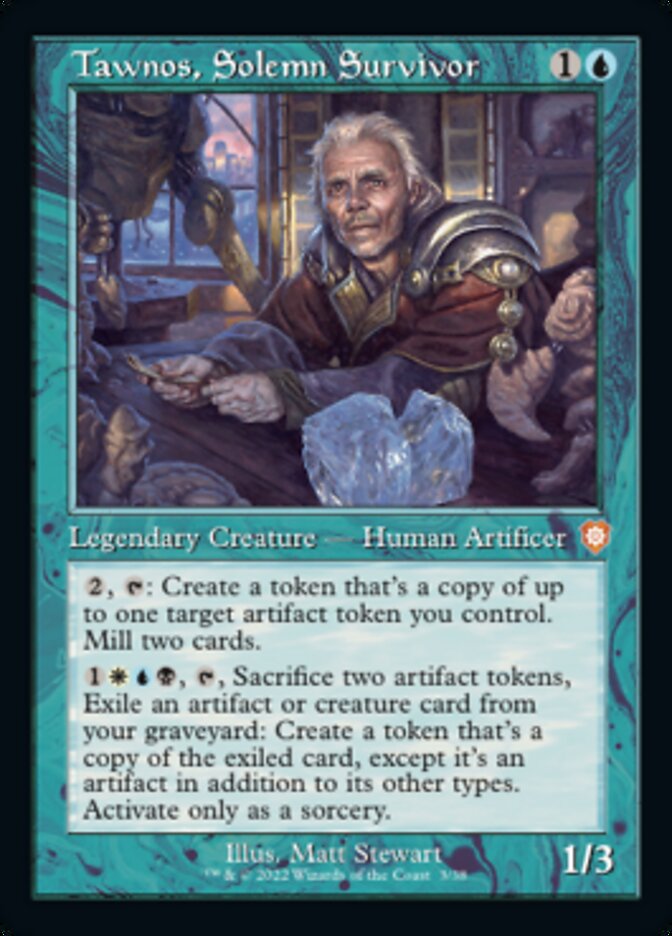 Tawnos, Solemn Survivor - [Foil] The Brothers' War Commander (BRC)