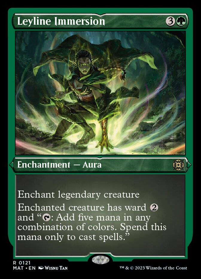 Leyline Immersion - [Etched Foil] March of the Machine: The Aftermath (MAT)