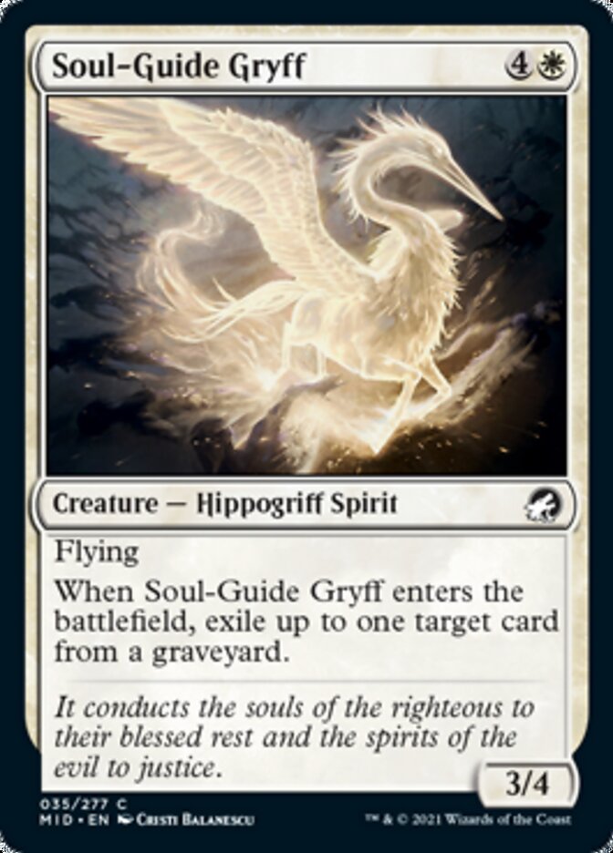 Soul-Guide Gryff - [Foil] Innistrad: Midnight Hunt (MID)