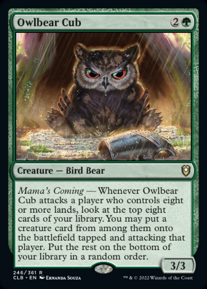 Owlbear Cub - Commander Legends: Battle for Baldur's Gate (CLB)