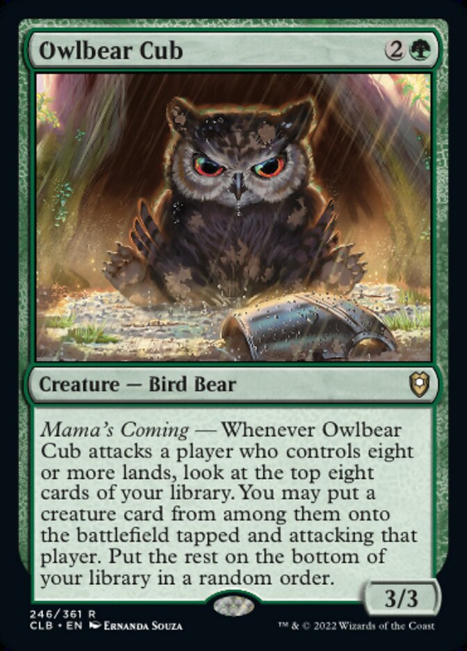 Owlbear Cub - [Foil] Commander Legends: Battle for Baldur's Gate (CLB)