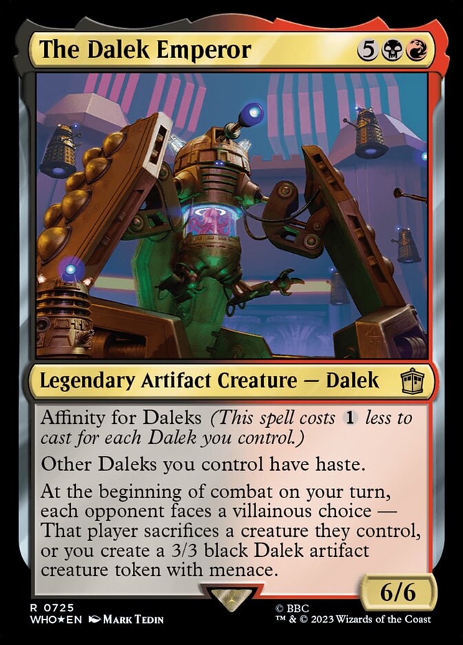 The Dalek Emperor - [Surge Foil] Doctor Who (WHO)