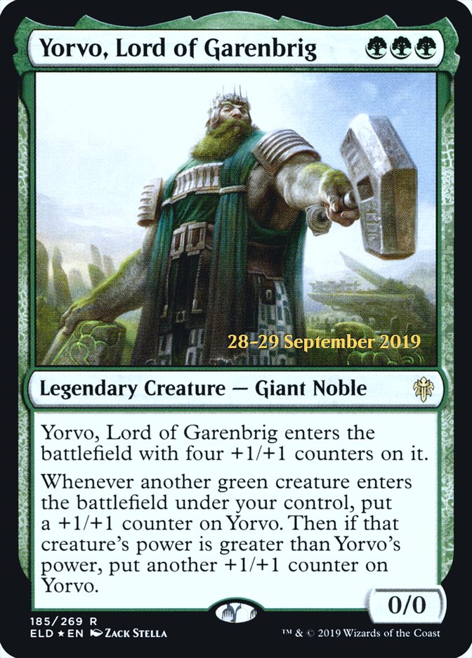 Yorvo, Lord of Garenbrig - [Foil, Promo] Throne of Eldraine Promos (PELD)