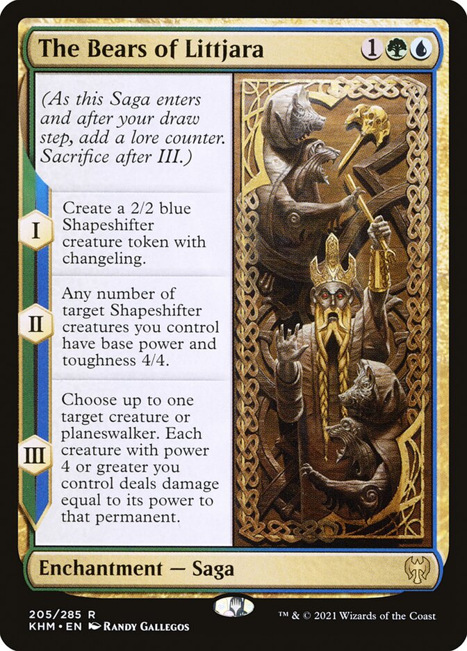 The Bears of Littjara - [Foil] Kaldheim (KHM)