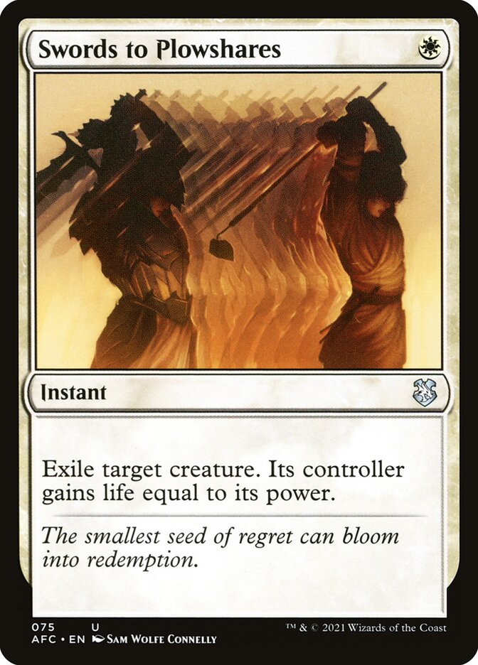 Swords to Plowshares - Forgotten Realms Commander (AFC)